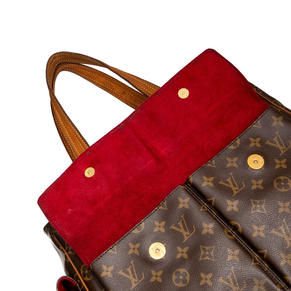 Louis Vuitton Monogram Multiple Cite Tote Bag Brown Canvas Shoulder Bag Vintage - Picture 8 of 13